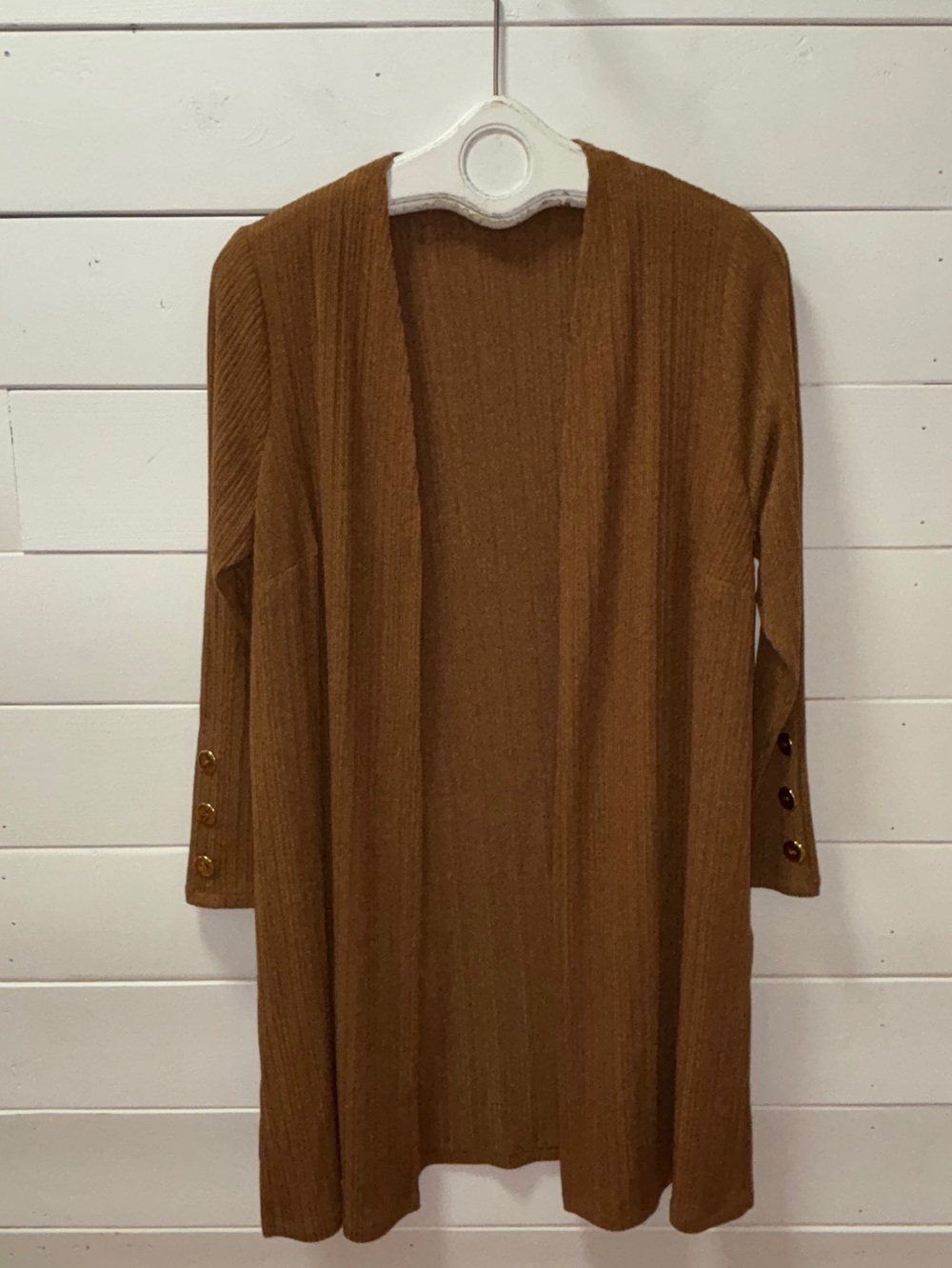 Laura Plus Open Front Ribbed Cardigan – Size X - Picture 3 of 12